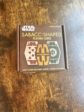 Star Wars Sabacc-Shaped Playing Cards New!
